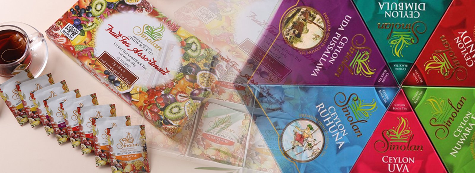 Ceylon Tea Lounges by Sinolan — premium tea collection